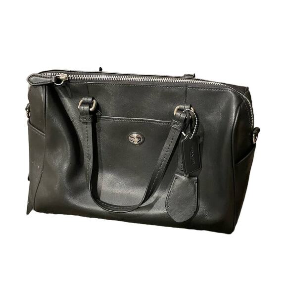 New Coach black handbag crossbody strap - Picture 2 of 12